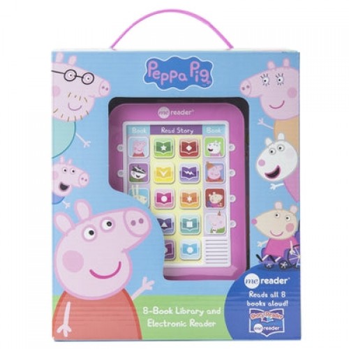 Peppa Pig - Me Reader Electronic Reader 8 Sound Book Library [With Battery]